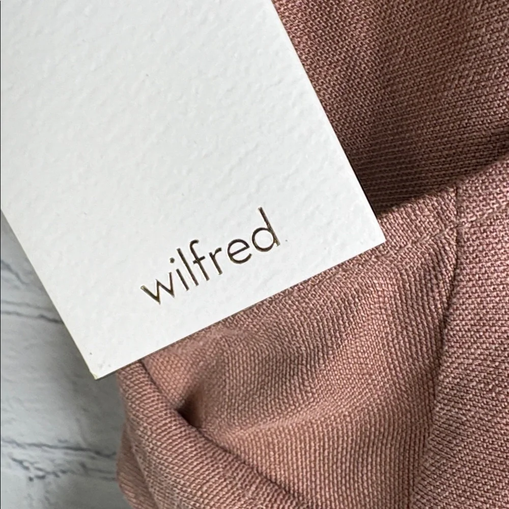 WILFRED Aretzia NWT Brax Jumpsuit Linen Blend in Nutmeg size 0